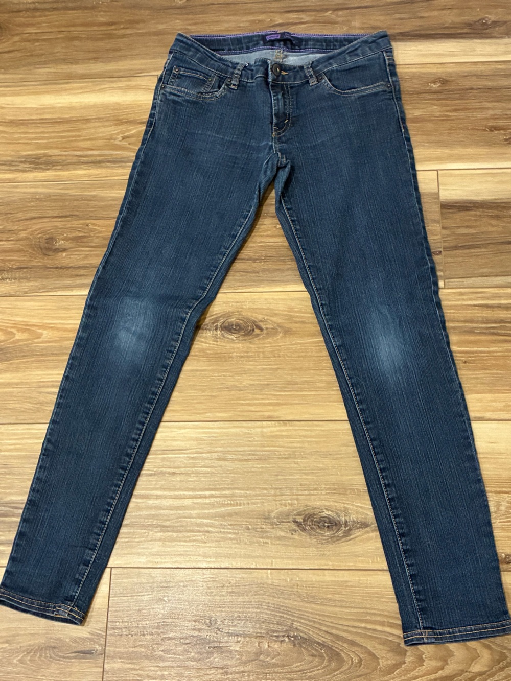 Levi's Girls Slim Dark Wash Skinny Denim Blue Jeans 14 Regular